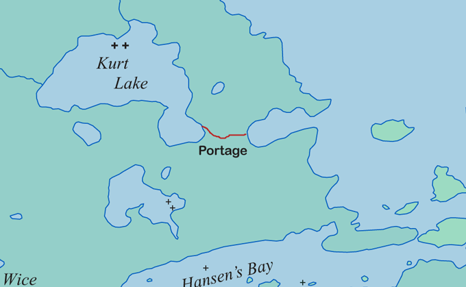 Kurn Lake Map