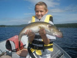 July Walleye Fishing Canada