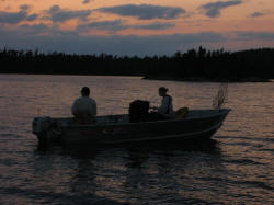 Fishing at Sunset