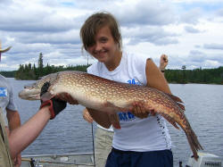 Fishing Lodge Pics - 42 in Trophy Northern Pike from 2010